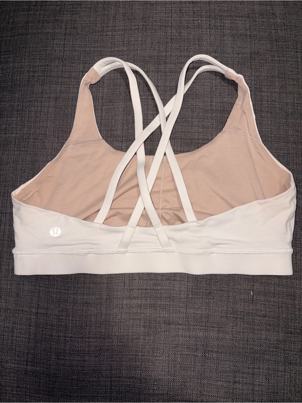 lululemon athletica Women's Cross-Back Sports Bra in White